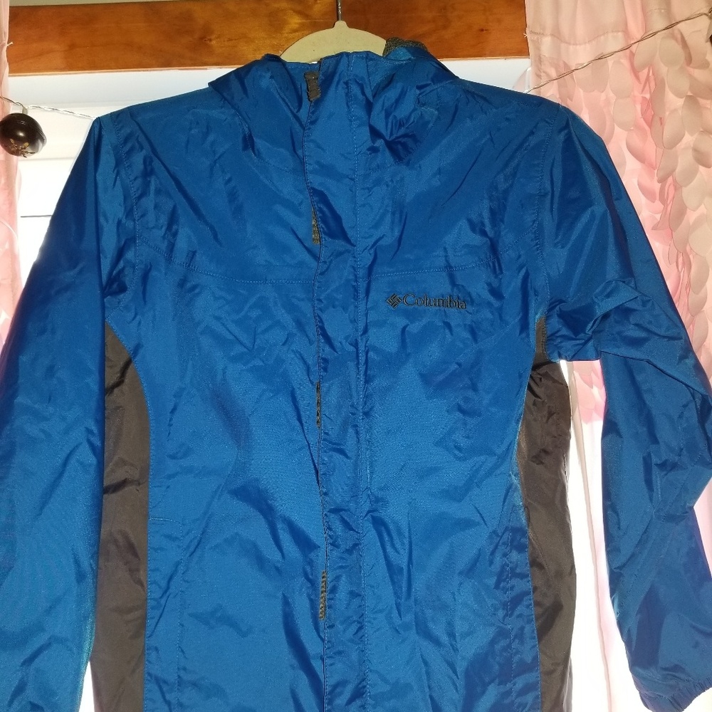 BOYS COLUMBIA RAIN JACKET 10/12
